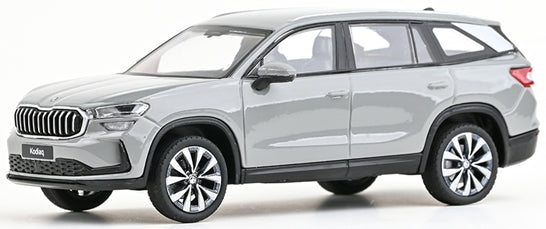Skoda Kodiaq II 2023 Grey Steel 1:43 Scale Diecast Car – Abrex