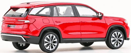 Skoda Kodiaq II 2023 Velvet Red Metallic 1:43 Scale Diecast Car – Abrex