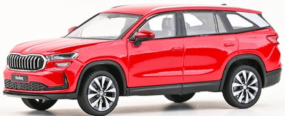 Skoda Kodiaq II 2023 Velvet Red Metallic 1:43 Scale Diecast Car – Abrex