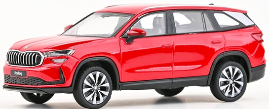 Skoda Kodiaq II 2023 Velvet Red Metallic 1:43 Scale Diecast Car – Abrex
