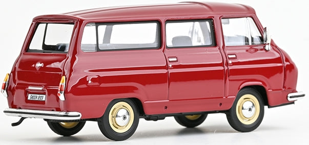 Skoda 1203 1974 Ruby Red 1:43 Scale Diecast Bus – Abrex