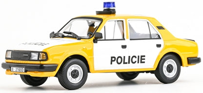 Skoda 120L 1984 Police 1:43 Scale Diecast Car – Abrex