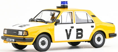 Skoda 120L 1984 Czechoslovak Communist Police 1:43 Scale Diecast Car – Abrex