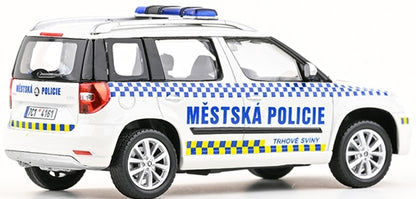 Skoda Yeti FL 2013 Municipal Police Trhove Sviny 1:43 Scale Diecast Car – Abrex