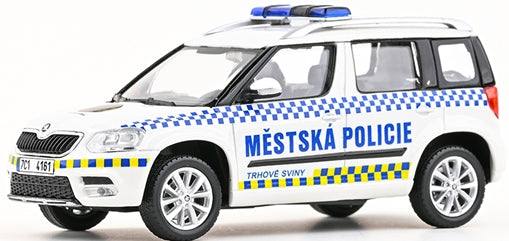 Skoda Yeti FL 2013 Municipal Police Trhove Sviny 1:43 Scale Diecast Car – Abrex