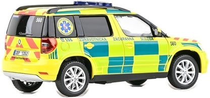 Skoda Yeti FL 2013 EMS Of Central Bohemia Region 560 1:43 Scale Diecast Car – Abrex