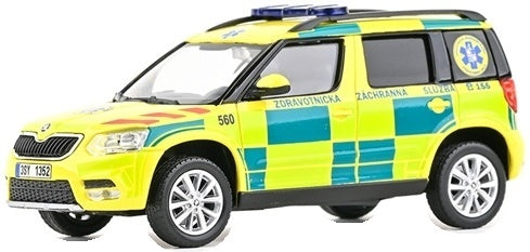 Skoda Yeti FL 2013 EMS Of Central Bohemia Region 560 1:43 Scale Diecast Car – Abrex