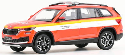 Skoda Kodiaq FL 2021 Fire Brigade of Usti Nad Labem Region 1:43 Scale Diecast Car – Abrex