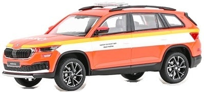 Skoda Kodiaq FL 2021 Fire Brigade Of Highlands Region 1:43 Scale Diecast Car – Abrex