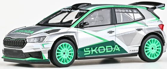 Skoda Fabia IV RS Rally2 2022 Skoda Motorsport Design 2023 1:43 Scale Diecast Car – Abrex