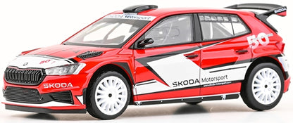 Skoda Fabia IV RS Rally2 2022 Skoda Motorsport Design 2024 200RS 1:43 Scale Diecast Car – Abrex