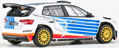 Skoda Fabia IV RS Rally2 2022 Skoda Motorsport Design 2025 130RS MC 1:43 Scale Diecast Car – Abrex