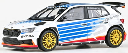 Skoda Fabia IV RS Rally2 2022 Skoda Motorsport Design 2025 130RS MC 1:43 Scale Diecast Car – Abrex