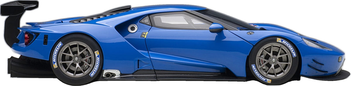 Ford GT LM Plain Body Version 2018 Blue 1:18 Scale Composite Car – AutoArt