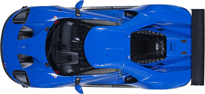 Ford GT LM Plain Body Version 2018 Blue 1:18 Scale Composite Car – AutoArt