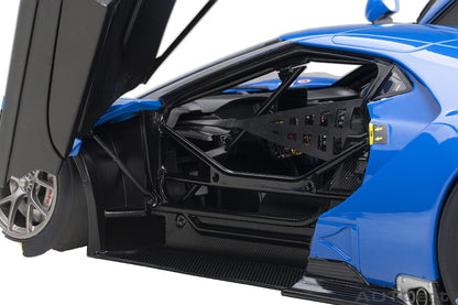 Ford GT LM Plain Body Version 2018 Blue 1:18 Scale Composite Car – AutoArt