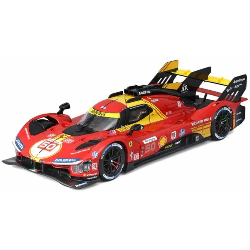 Ferrari 499P #50 Fuoco/Molina/Nielsen Winner Le Mans 24H 2024 1:24 Scale Bburago Diecast Model