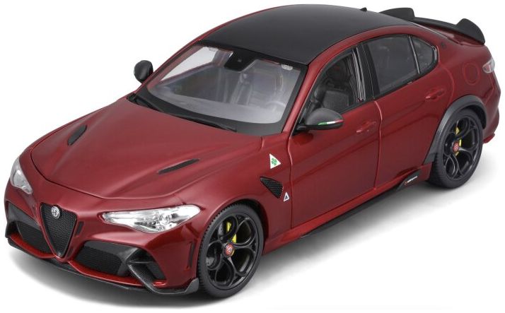 Alfa Romeo Giulia GTAm 2020 Rosso GTA Red Metallic MB 2020 1:18 Scale Bburago Diecast Model Car
