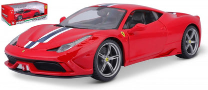 Ferrari 458 Speciale Red 1:18 Scale Bburago Diecast Model Car