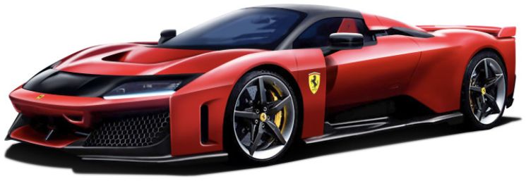 Ferrari F80 Red (Signature Series) 1:18 Scale Diecast Model Car – Bburago