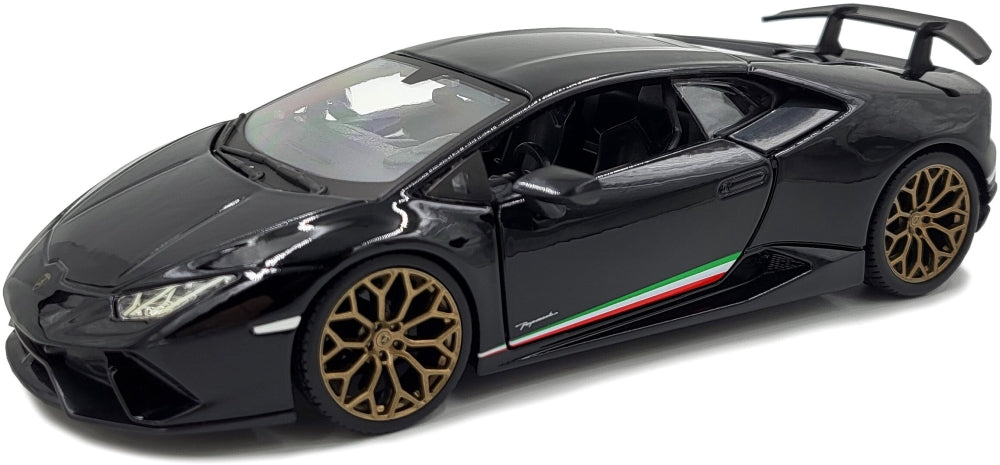 Lamborghini Huracan Performante Limited Edition Black 1:24 Scale Diecast Car – Bburago