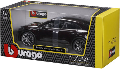 Porsche Macan 4 Electric 2024 Metallic Copper 1:24 Scale Diecast Car – Bburago