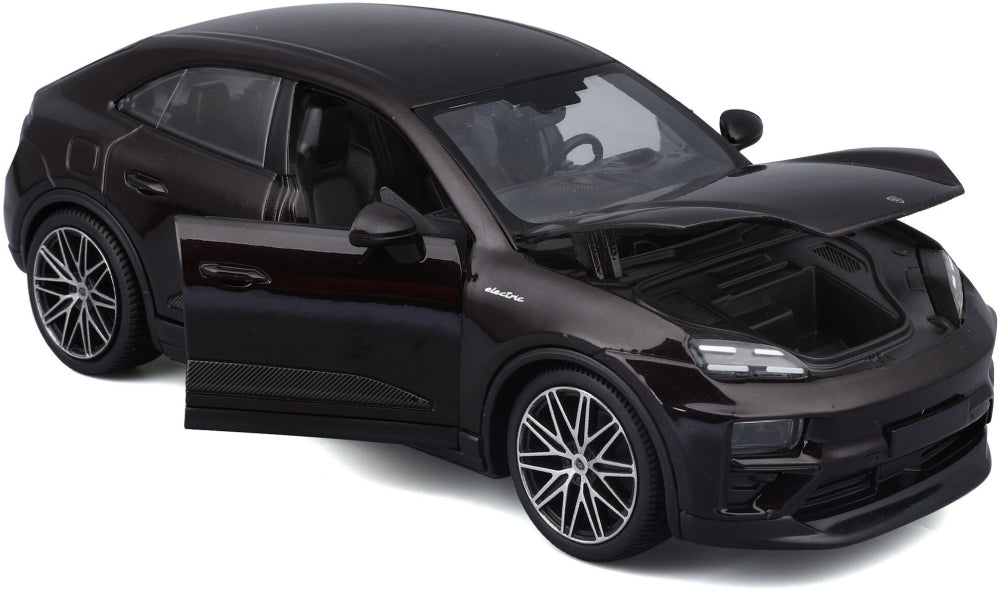 Porsche Macan 4 Electric 2024 Metallic Copper 1:24 Scale Diecast Car – Bburago