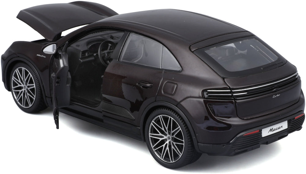 Porsche Macan 4 Electric 2024 Metallic Copper 1:24 Scale Diecast Car – Bburago