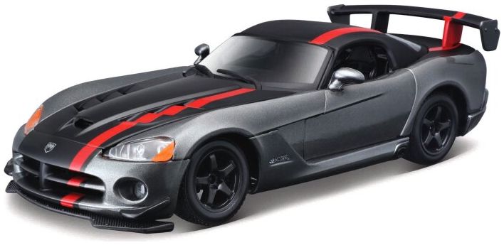 Dodge Viper SRT 10 ACR Grey 1:24 Scale Bburago Diecast Model Car