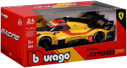 Ferrari Racing 499P AF Corse #83 Le Mans Hypercar 2025 1:24 Scale Diecast Car – Bburago