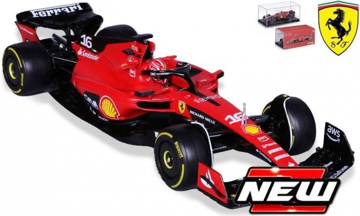 Ferrari SF-24 #16 4th F1 Italian GP 2024 Charles Leclerc - 1:43 Scale Model Car (w/Driver)