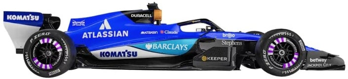 Williams FW48 F1 2026 #55 Carlos Sainz w/Helmet 1:43 Scale Diecast Model Car – Bburago