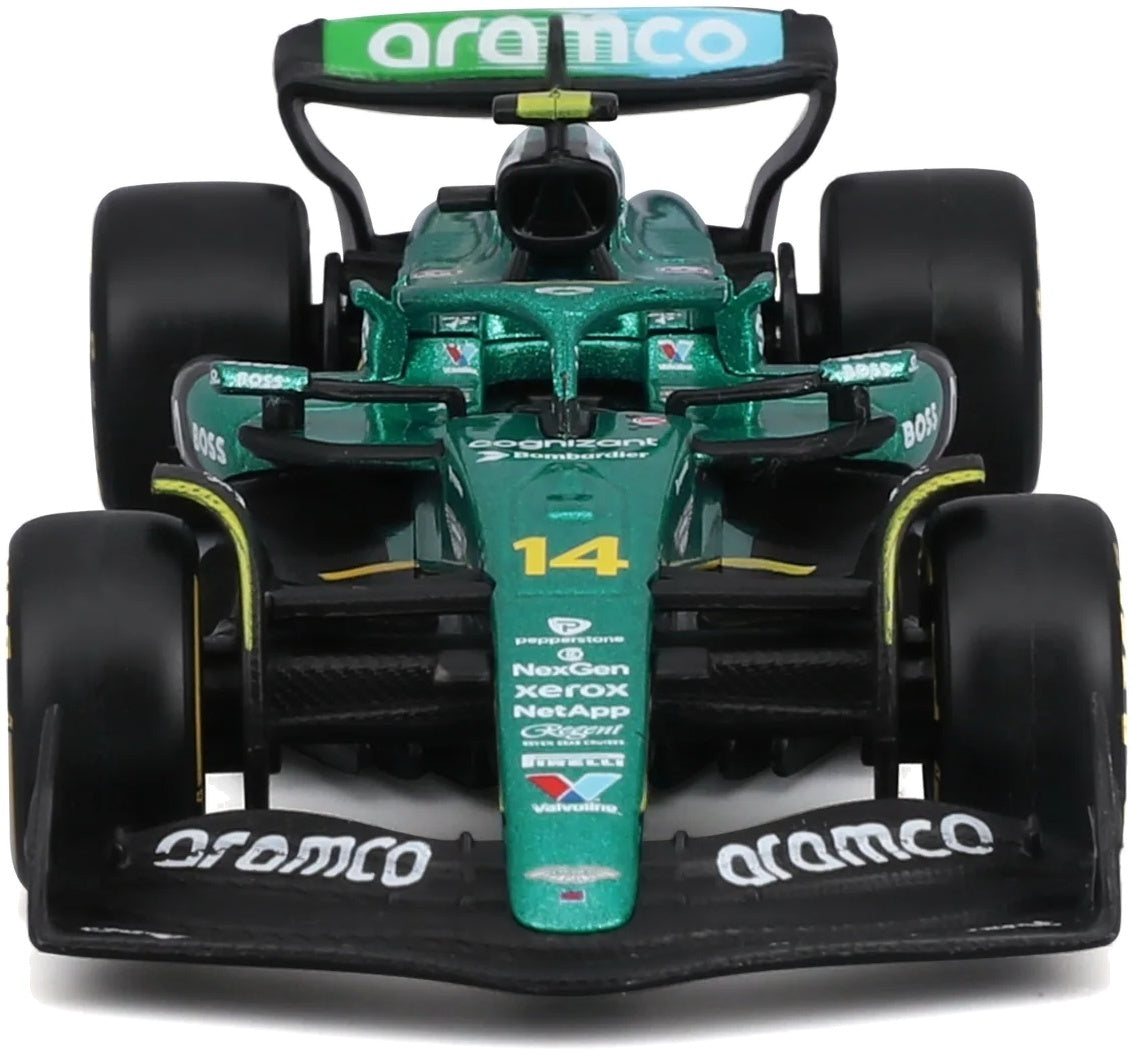Aston Martin AMR 25 #14 F1 2025 Fernando Alonso 1:43 Scale Diecast Model Car – Bburago