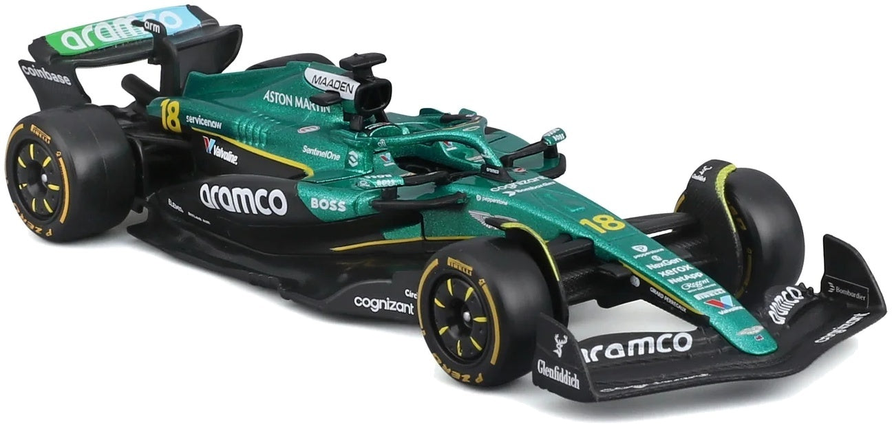 Aston Martin AMR 25 #18 F1 2025 Lance Stroll 1:43 Scale Diecast Model Car – Bburago
