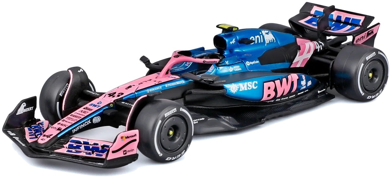 BWT Alpine A525 #43 F1 2025 Franco Colapinto 1:43 Scale Diecast Model Car – Bburago
