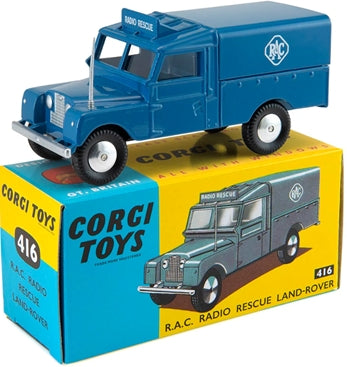 Land Rover RAC Radio Rescue (416) 1;46 Scale Diecast Car – Corgi