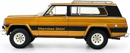 Jeep Cherokee Chief (SJ) Brown Metallic 1980-1983 1:18 Scale Resin Car – Cult