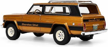 Jeep Cherokee Chief (SJ) Brown Metallic 1980-1983 1:18 Scale Resin Car – Cult