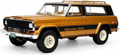 Jeep Cherokee Chief (SJ) Brown Metallic 1980-1983 1:18 Scale Resin Car – Cult