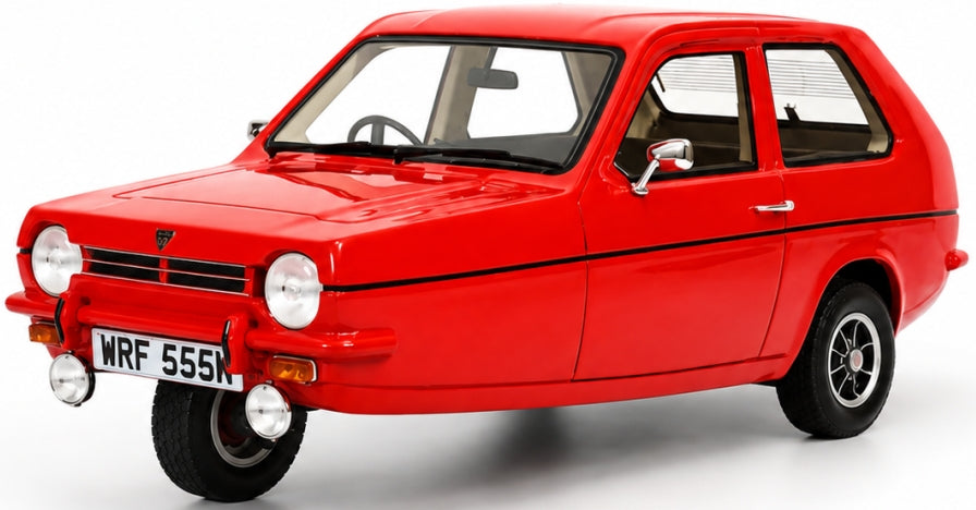 Reliant Robin Mk1 1973 Red UK Exclusive - Limited Edition 100pcs 1:18 Scale Resin Car – Cult