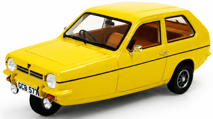 Reliant Robin Mk1 1973 Yellow UK Exclusive - Limited Edition 100pcs 1:18 Scale Resin Car – Cult