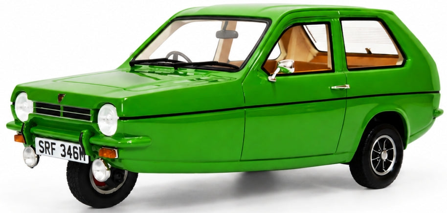 Reliant Robin Mk1 1973 Green UK Exclusive - Limited Edition 100pcs 1:18 Scale Resin Car – Cult