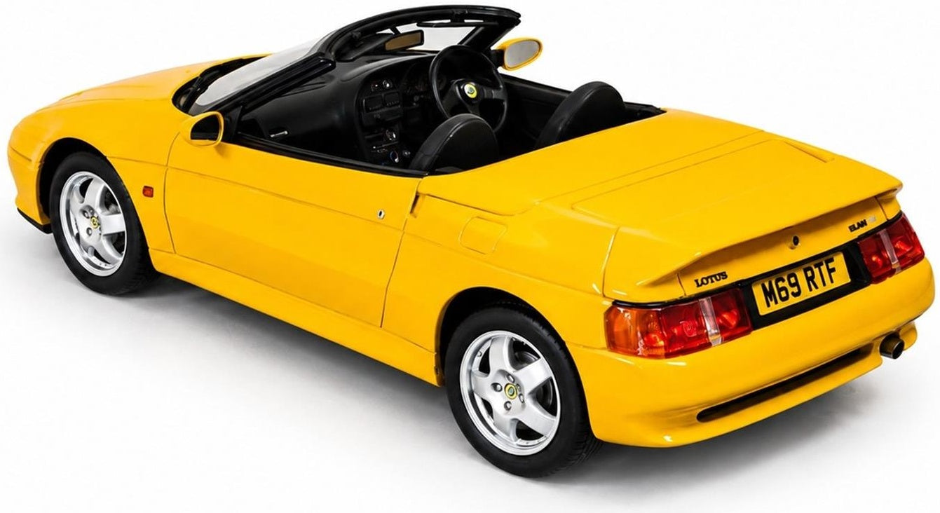 Lotus Elan M100 Mustard Yellow 1989-1995 1:18 Scale Resin Car – Cult
