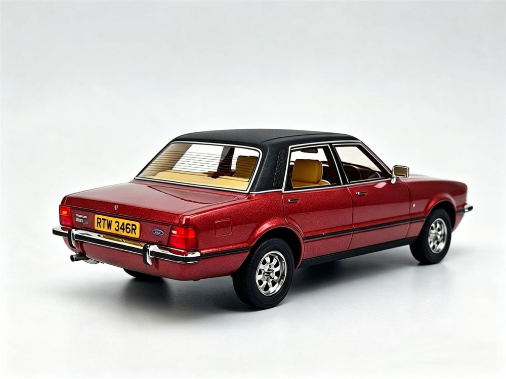 Ford Cortina Mk4 Jupiter Red RHD UK Special 100pcs Limited Edition 1:18 Scale Resin Car – Cult