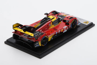 Ferrari 499P #51 Ferrari AF Corse 3rd Le Mans 24H 2024 Guidi/Calado/Giovinazzi 1:43 Scale Looksmart Resin Model Car
