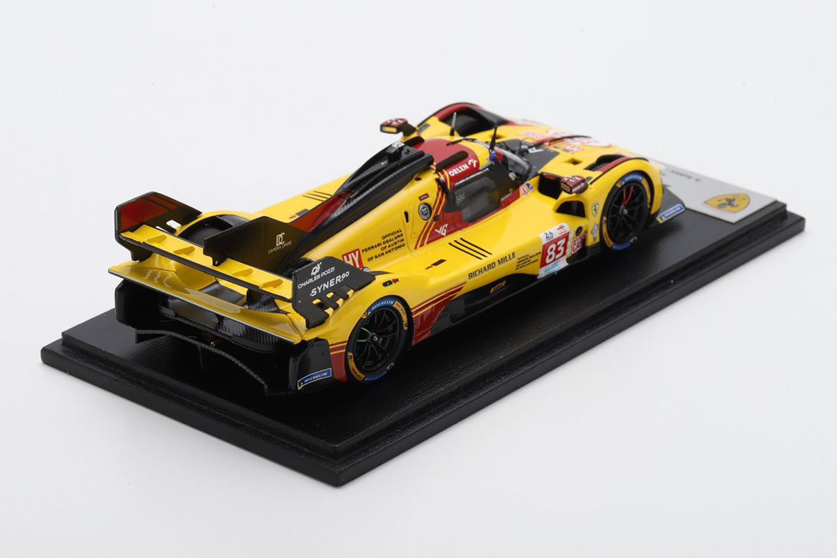 Ferrari 499P #83 AF Corse Le Mans 24H 2024 R. Kubica/R. Shwartzman/Y. Ye 1:43 Scale Looksmart Resin Model Car