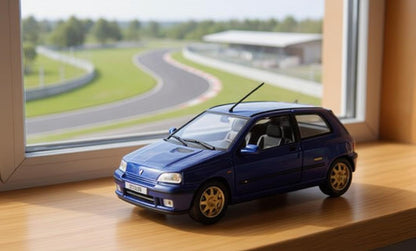 Renault Clio Williams 1996 Blue 1:43 Scale Norev Diecast Model