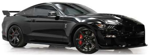 Ford Mustang Shelby GT500 Shadow Black 2022 1:18 Scale Diecast Car – IXO