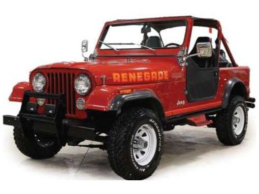 Jeep Renegade Sebring Red 1983 1:24 Scale Diecast Car – IXO