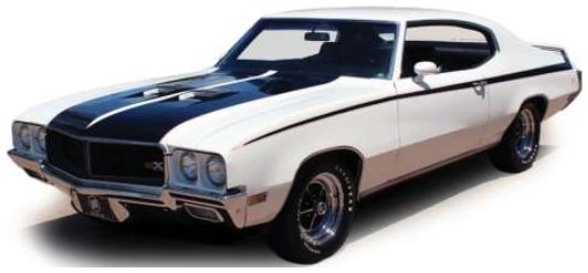 Buick GSX Apollo White 1970 1:43 Scale Diecast Car – IXO